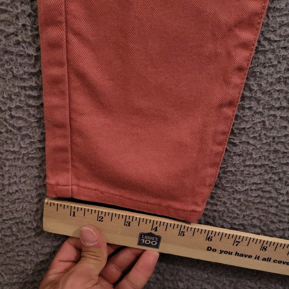 Dockers Jeans Womens 8‎ Pink Mid Rise Skinny 31X26 Casual Denim Stretch Trousers - Picture 5 of 13